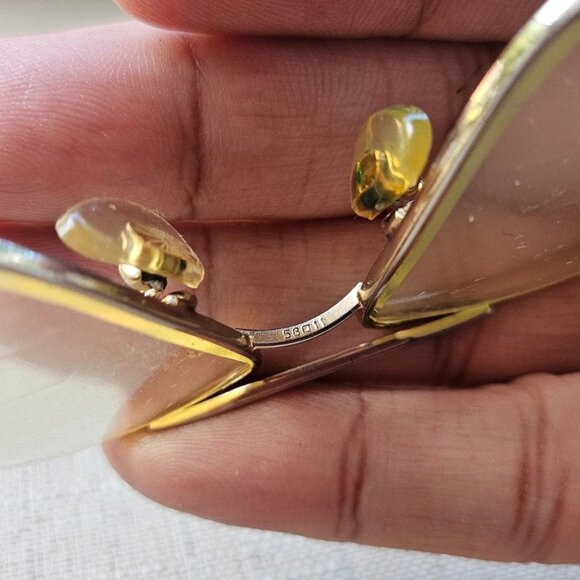 Vintage Tura Women Eyeglasses Frame Gold Tone 58[]11 135 Eye Wear Glasses - Picture 10 of 12